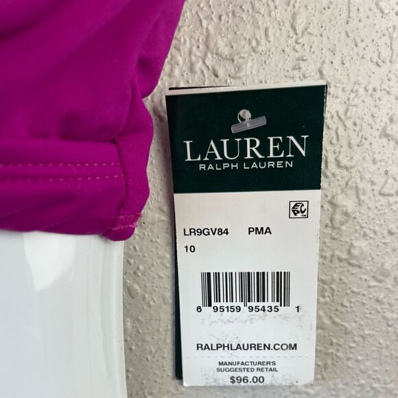 NWT Lauren Ralph Lauren Tankini Top Size 10 - Picture 6 of 6